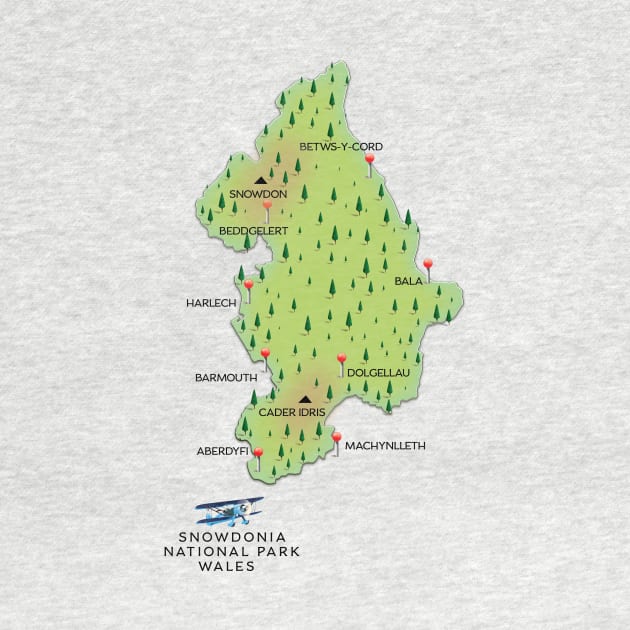 Snowdonia national park map by nickemporium1